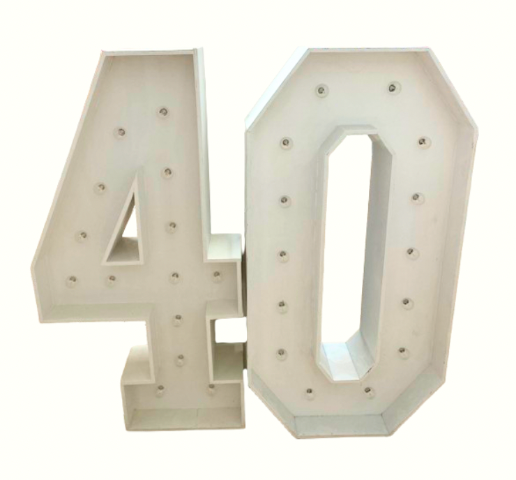 Rent Marquee Numbers 4ft (1ct)