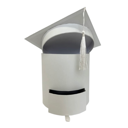 Graduation flower box hat round