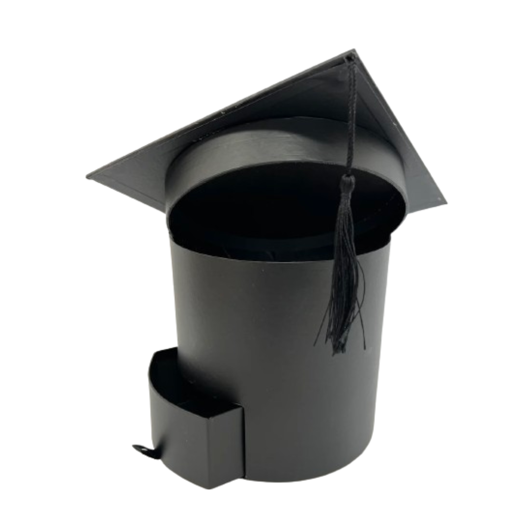 Graduation floral box hat