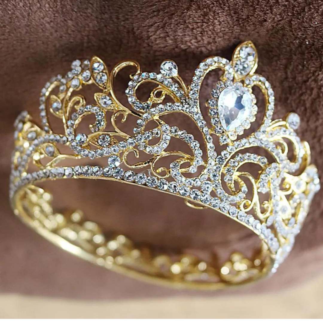 Gold Metal Tiara