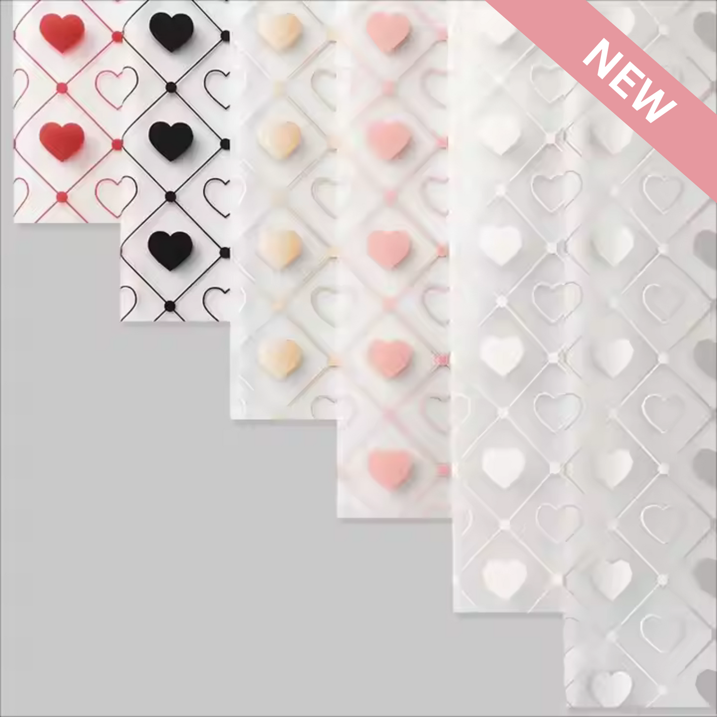 Heart Korean Wrapping Paper