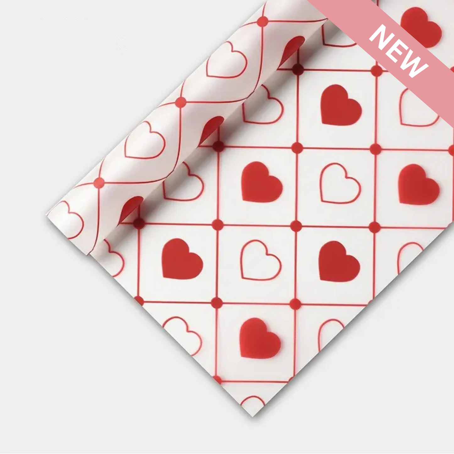 Heart Korean Wrapping Paper