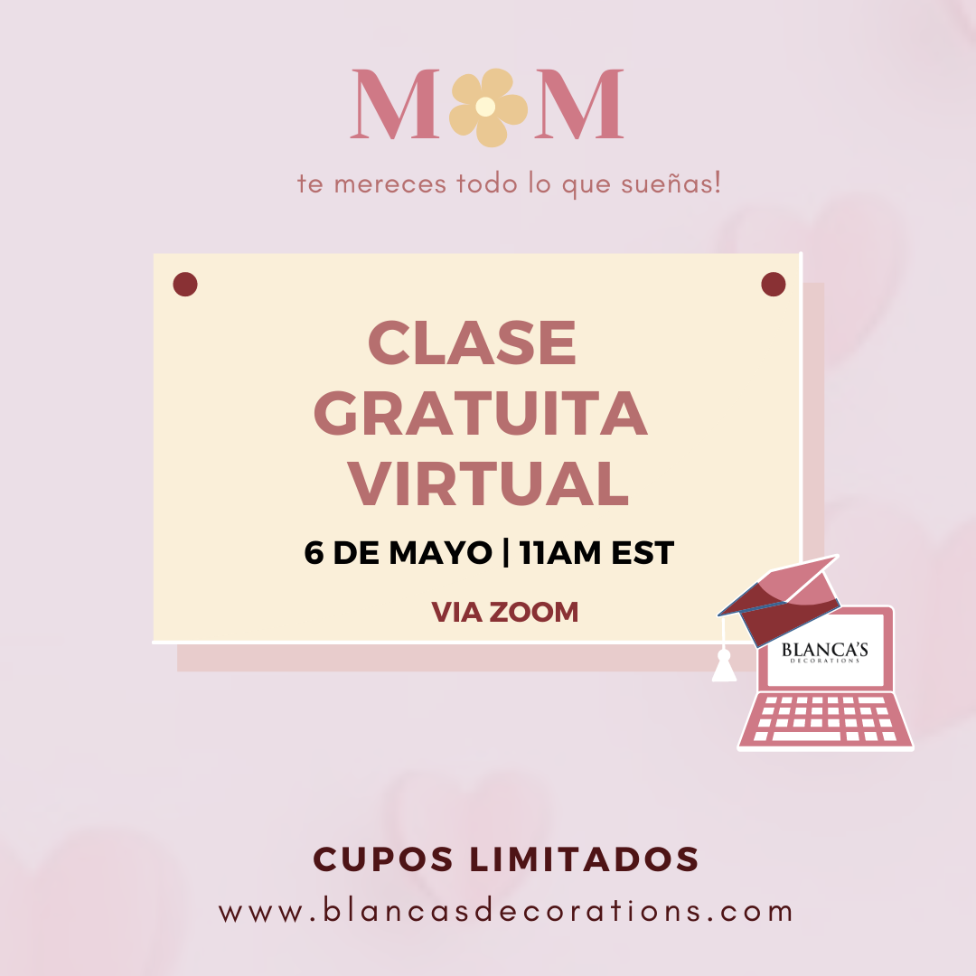 Clase Gratuita Virtual via Zoom - MAYO 6