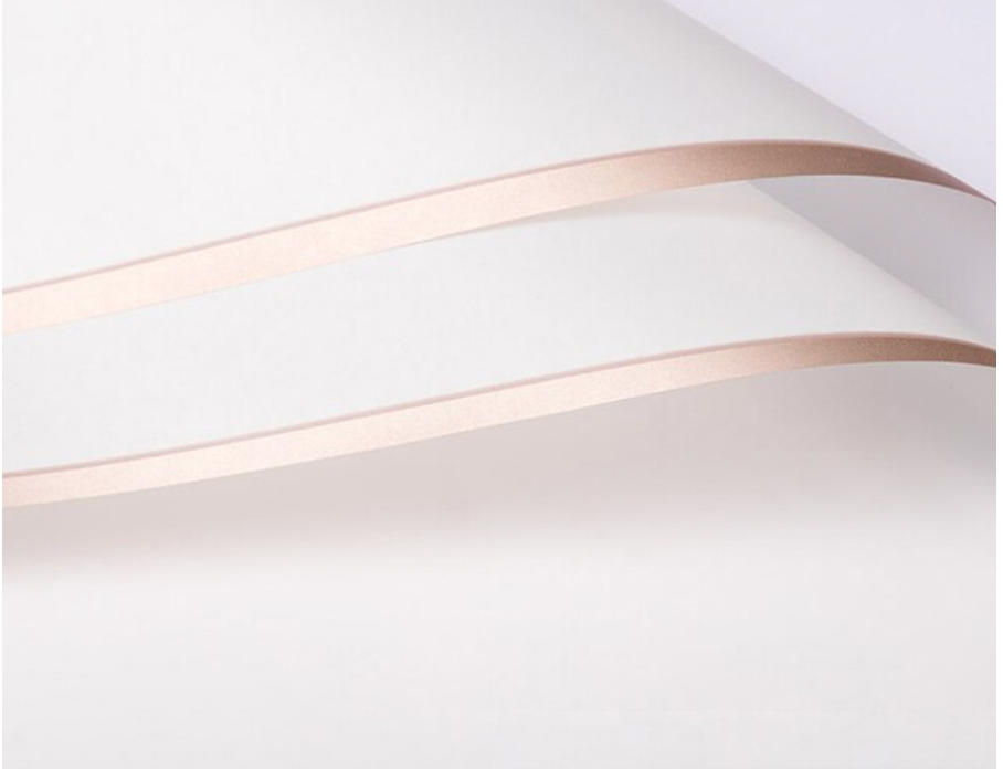 Rose Gold Edge Korean Wrapping Paper