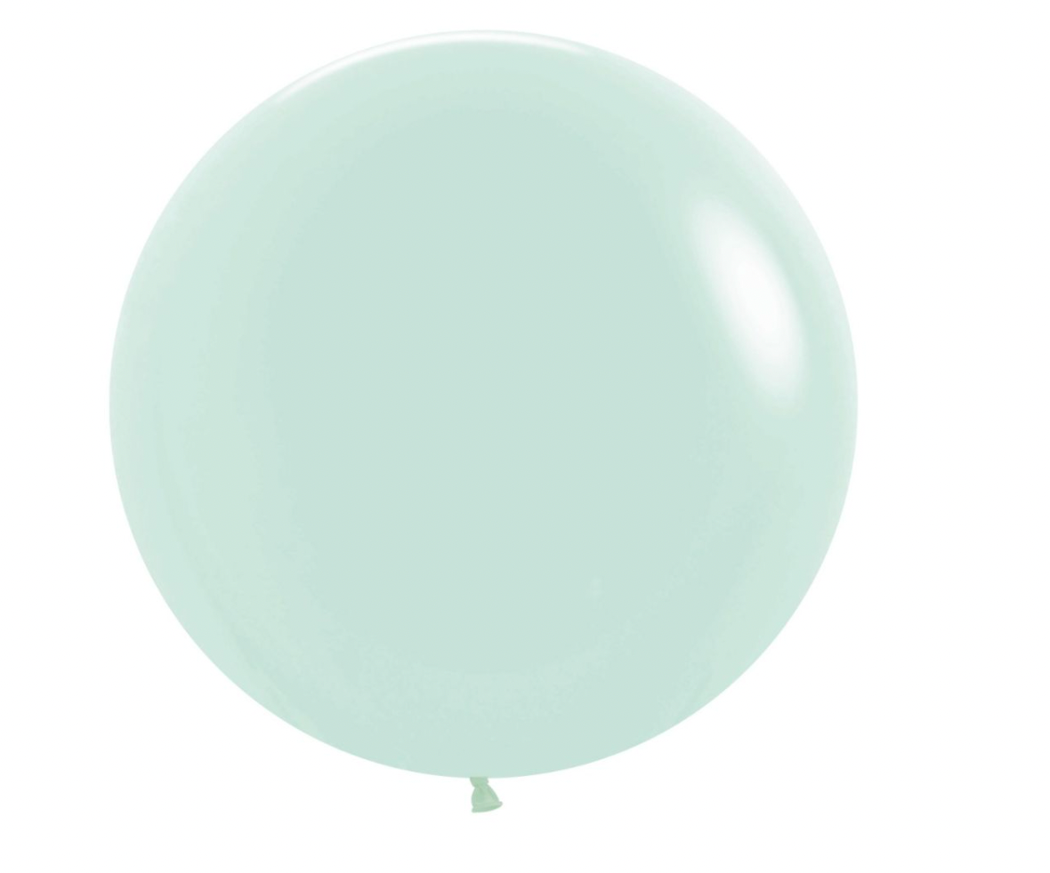 24”  Pastel Green Matte Latex  Sempertex (10 CT)