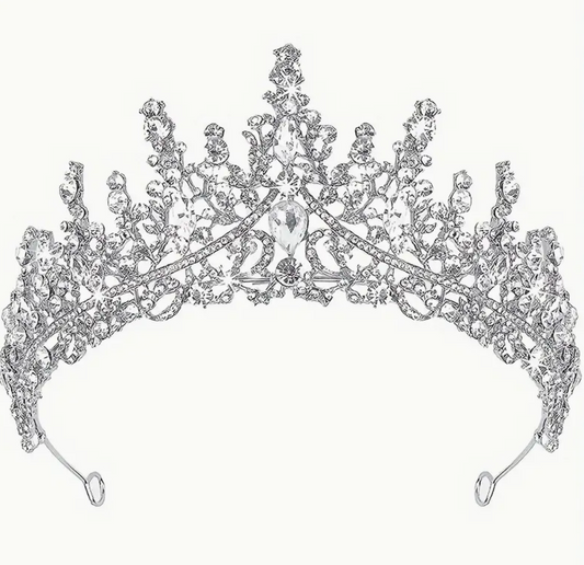 Silver crystal Tiara