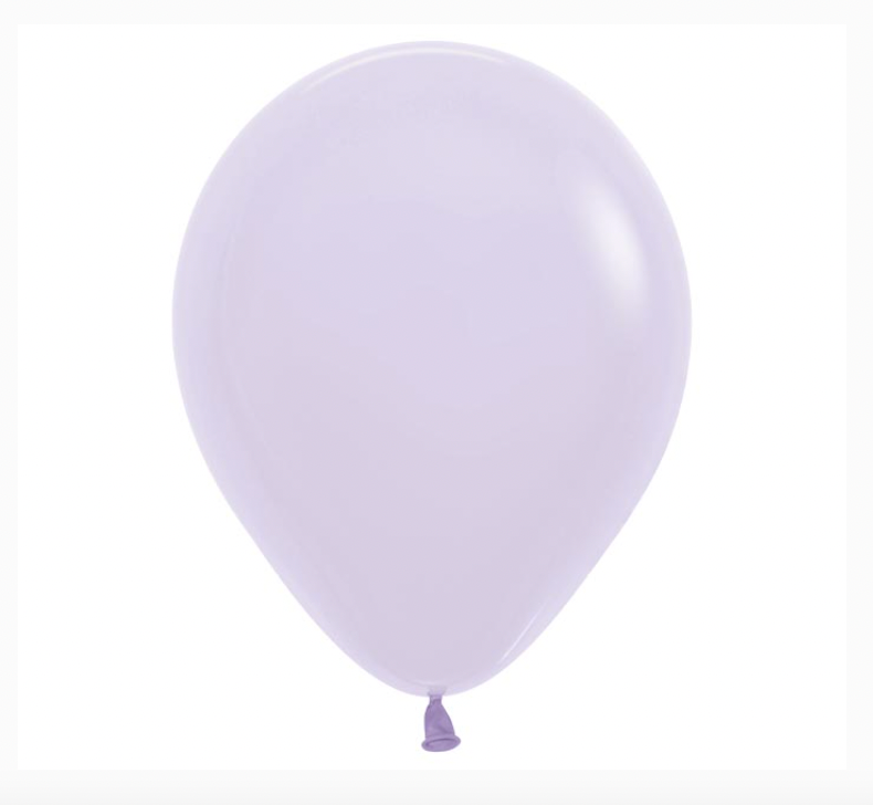 5” Pastel Matte Lilac Sempertex (100 CT)