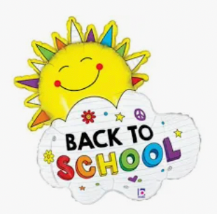 Back to School Sunshine 31″ Balloon