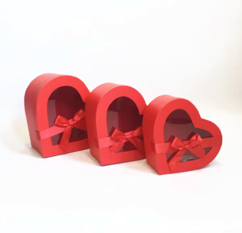 heart bow box