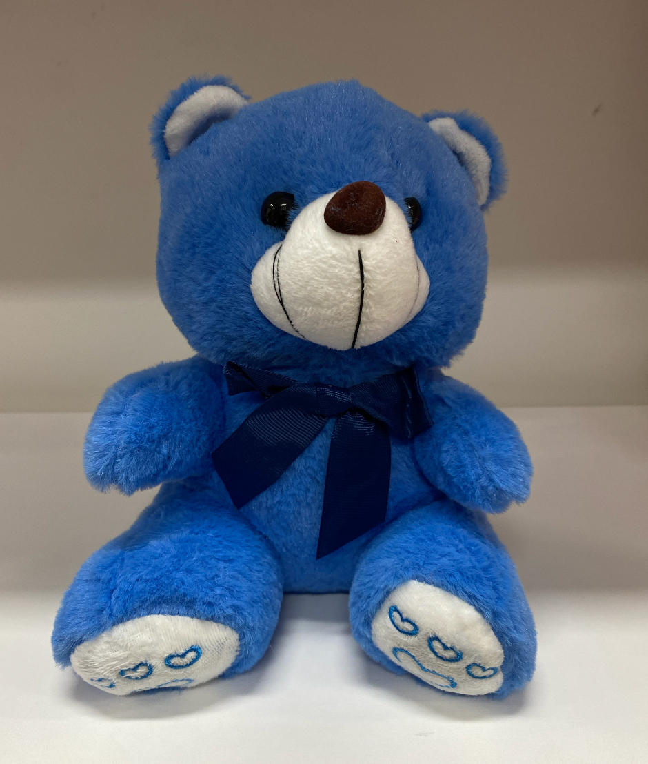 Blue teddy bear