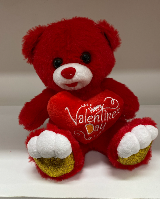 Red valentine day bear