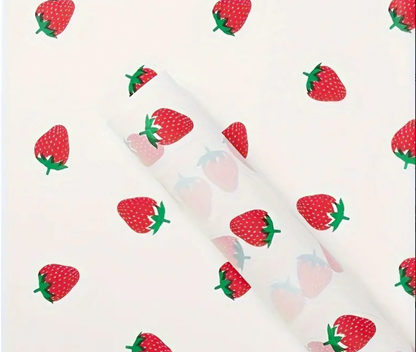 strawberry wrapping paper