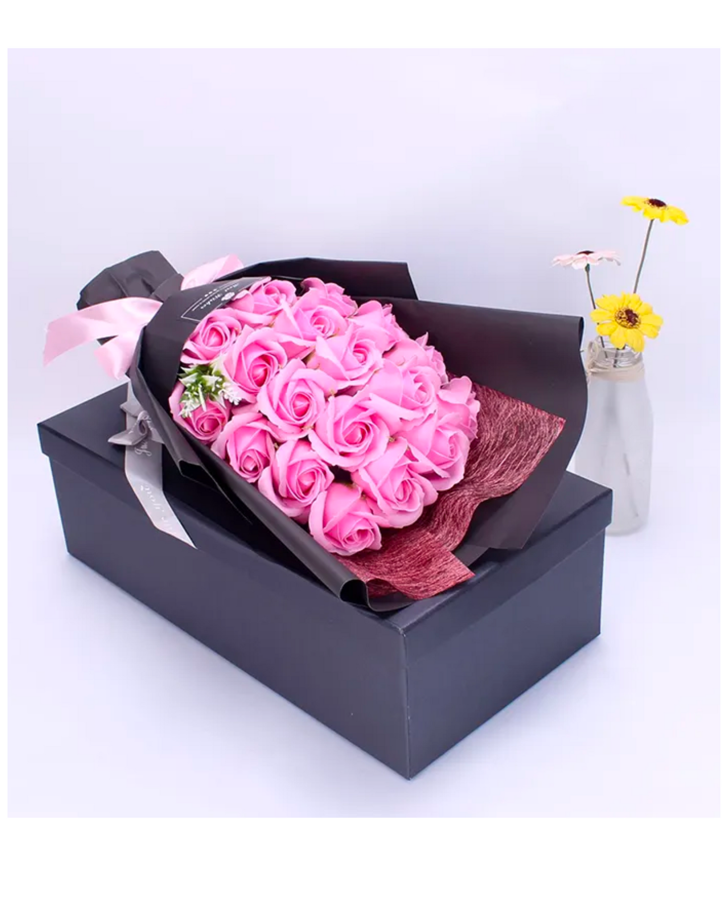 Rose Flower Elegant Bouquet Box