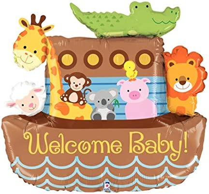 37” Noah's Ark Betallic Foil Balloon