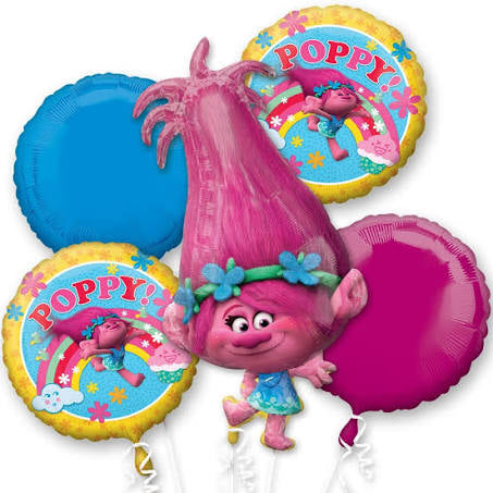 Trolls Poppy Balloons  Bouquet