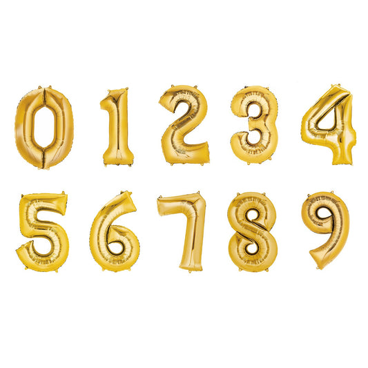 Números dorados de 40"