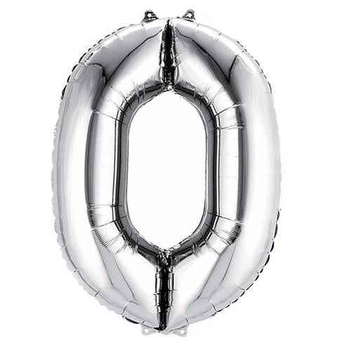40" Silver Numbers
