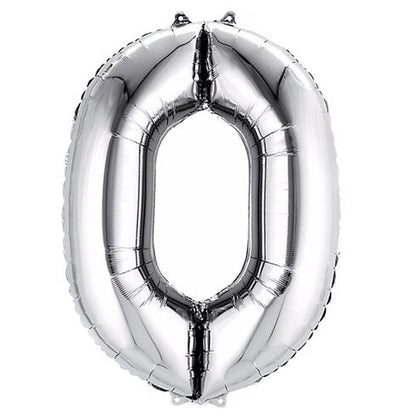 40" Silver Numbers