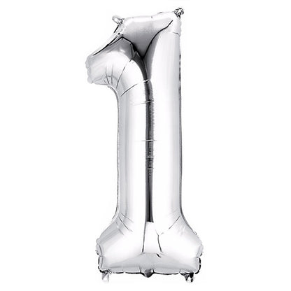 40" Silver Numbers