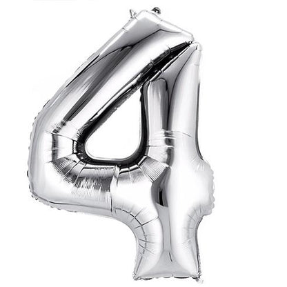 40" Silver Numbers