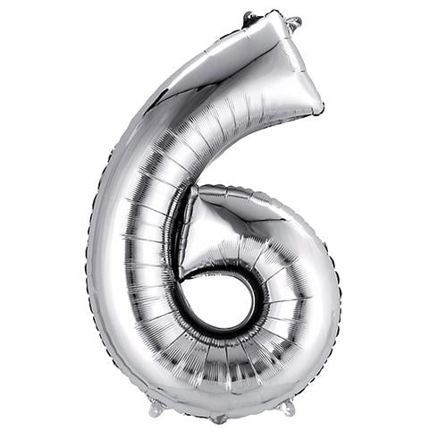 40" Silver Numbers
