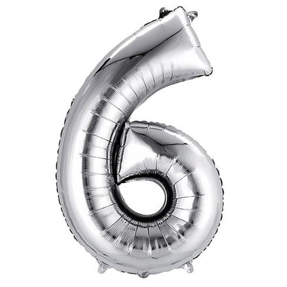 40" Silver Numbers