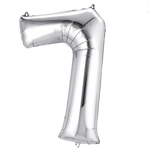 40" Silver Numbers