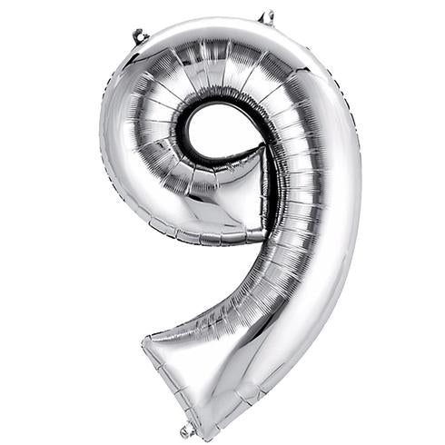 40" Silver Numbers