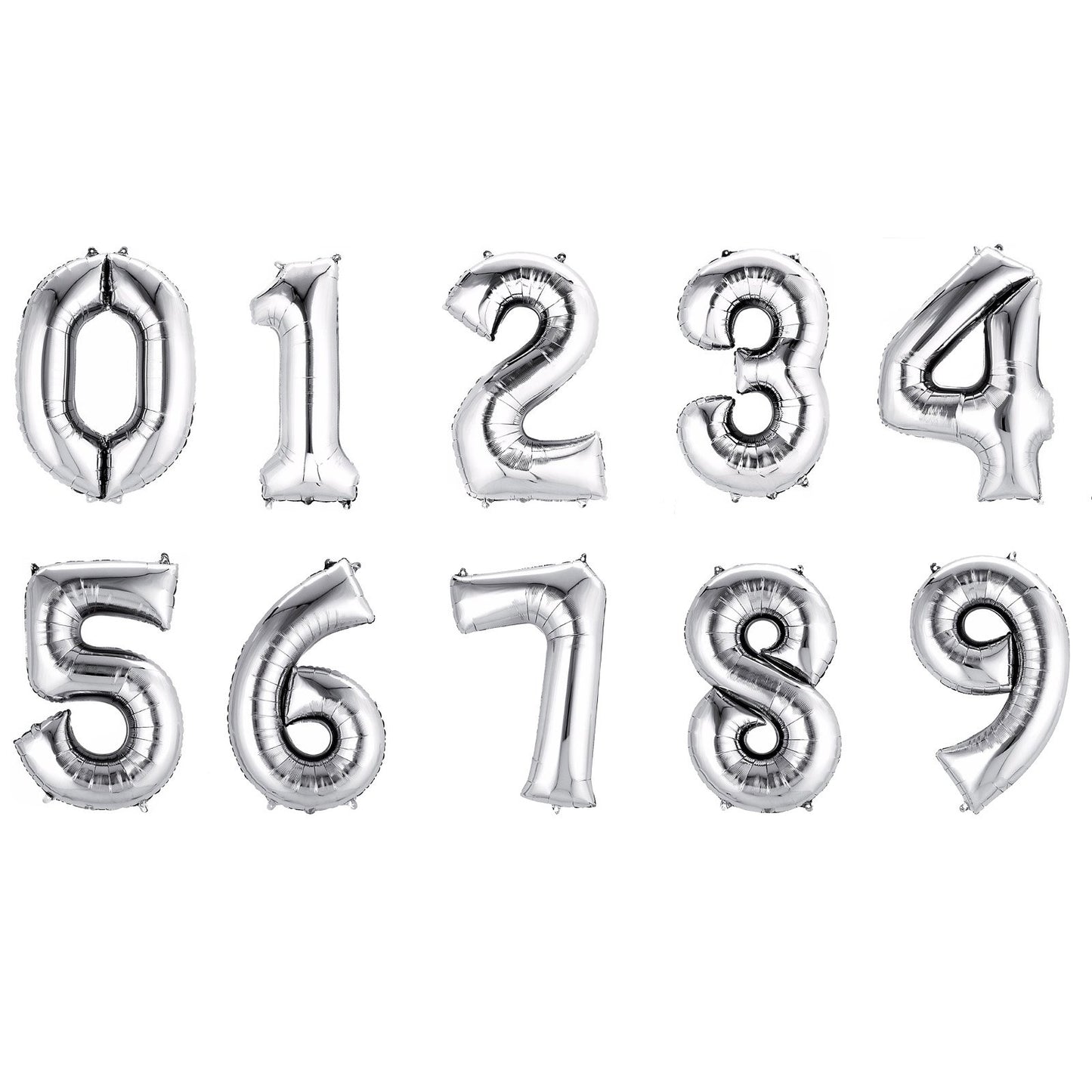 40" Silver Numbers
