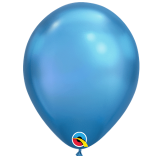 Azul cromado Q de 11" (100 unidades)