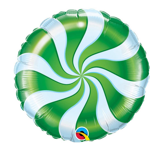 18" Candy Swirl Green (Qualatex)