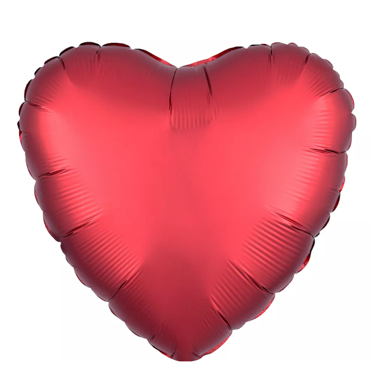 18" Red Heart Balloon