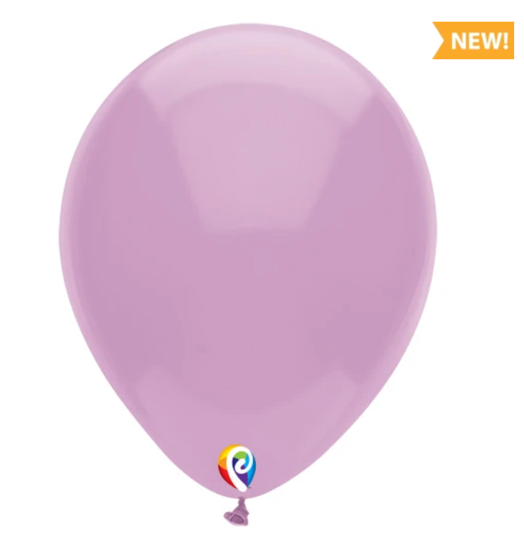 12" Funsational LILAC Latex Balloons 50 CT