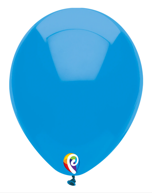 12" Funsational OCEAN BLUE Latex Balloons ( 50 CT)