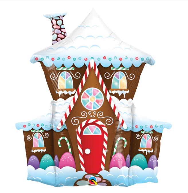 37" Gingerbread house