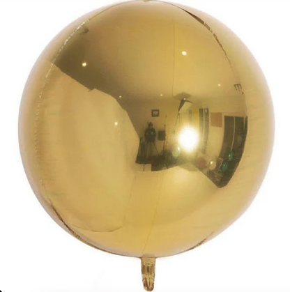 22” Orbz Foil Balloon 1CT Gold