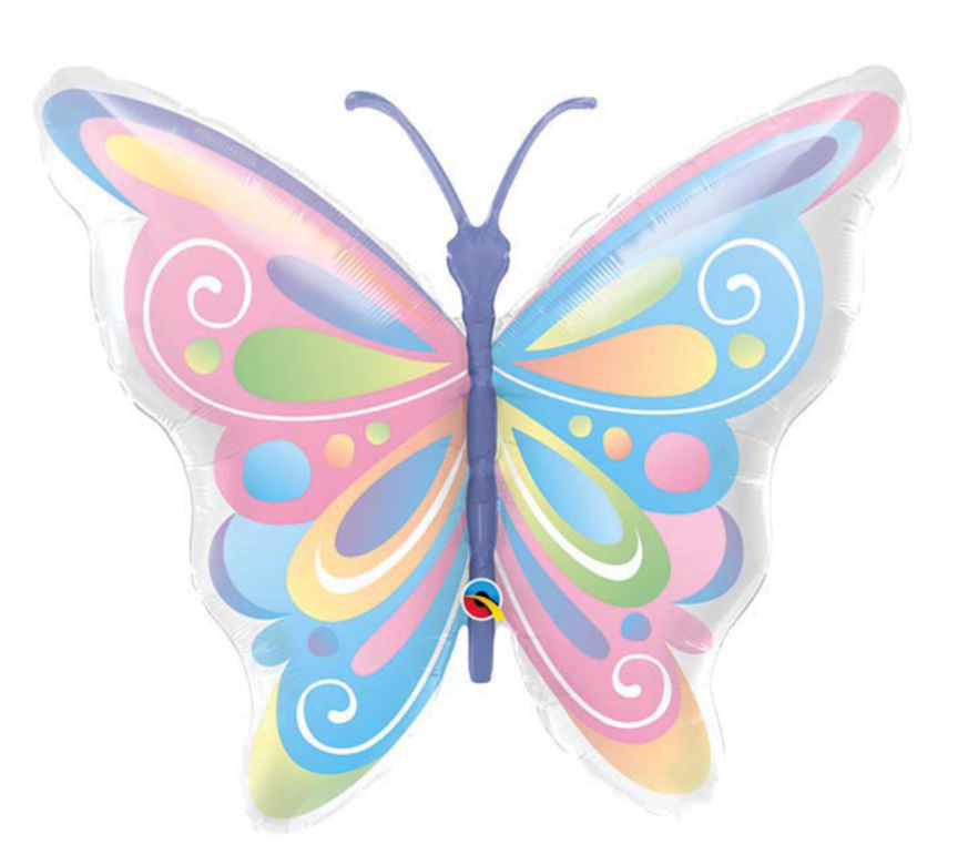 40” Butterfly Pastel Colors