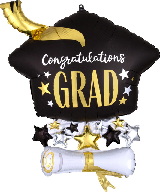 25" Congratulations Grad Foil Balloon 1 CT