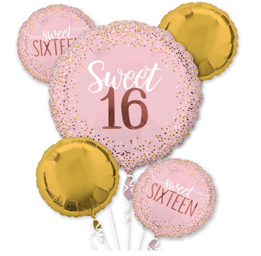 Sweet 16 Balloon Bouquet Kit