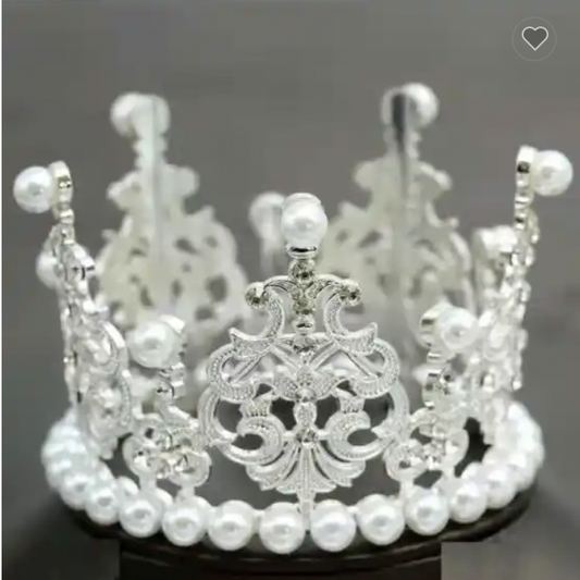 Small  Silver Round Crown