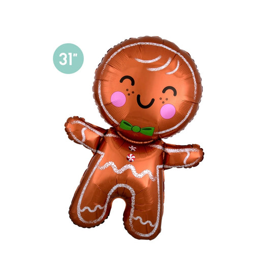 31” GINGERBREAD MAN FOIL BALLOON (1 CT)