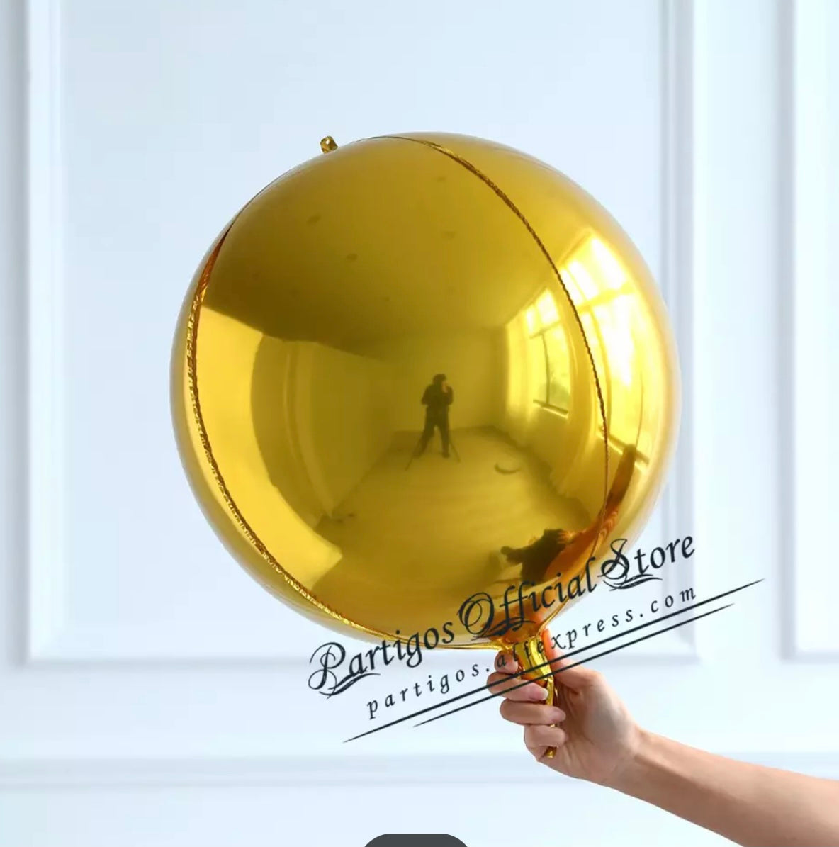 22” Orbz Foil Balloon 1CT Gold