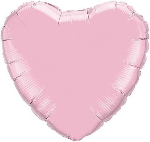 36"  Qualatex Rose  Heart  (2 COUNT)