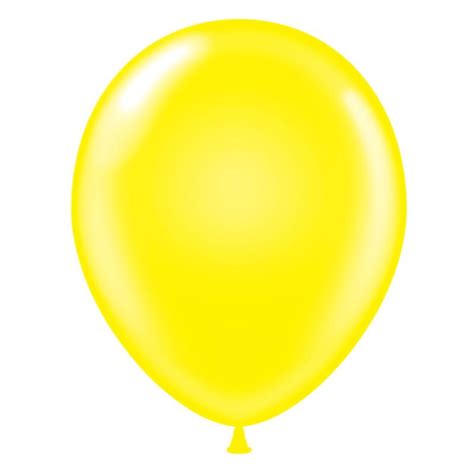 17” Yellow Tuftex Balloon (50 CT)