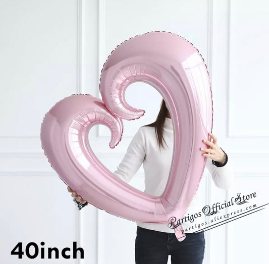 40” Pink  Heart