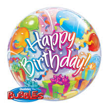 Bubbles 22” Happy Birthday balloon (1 CT)