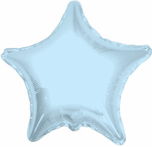 4" Baby Blue Star Foil (1 COUNT )