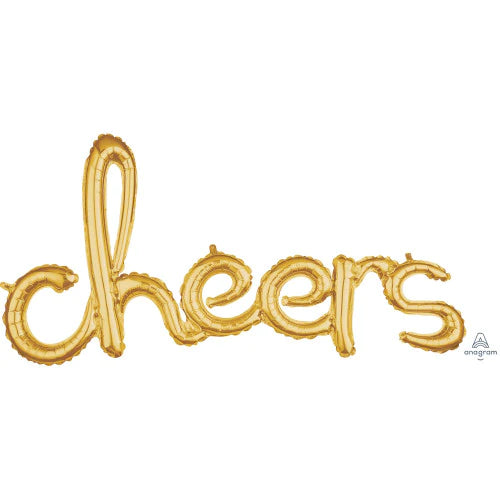 40" Cheers Foil Balloon Anagram